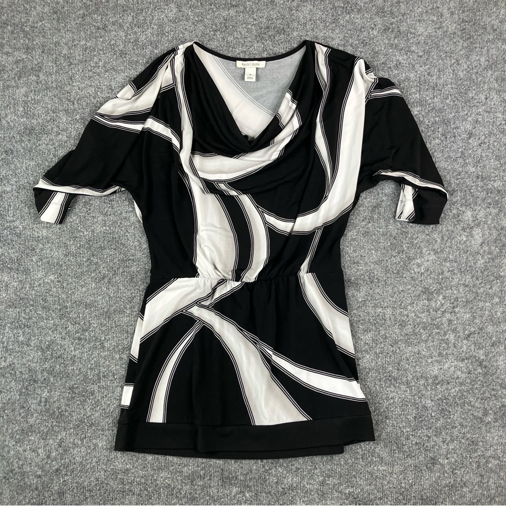 White House Black Market‎ Swirl Pattern Blouse